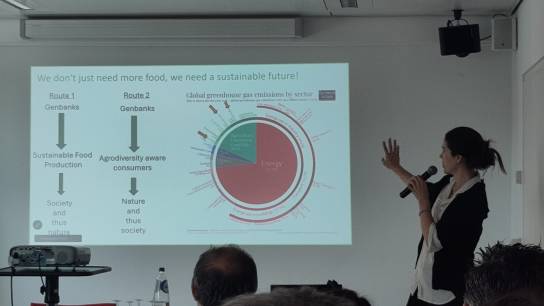 Presentation of Anna Backhaus (Leader of IPK genebank)